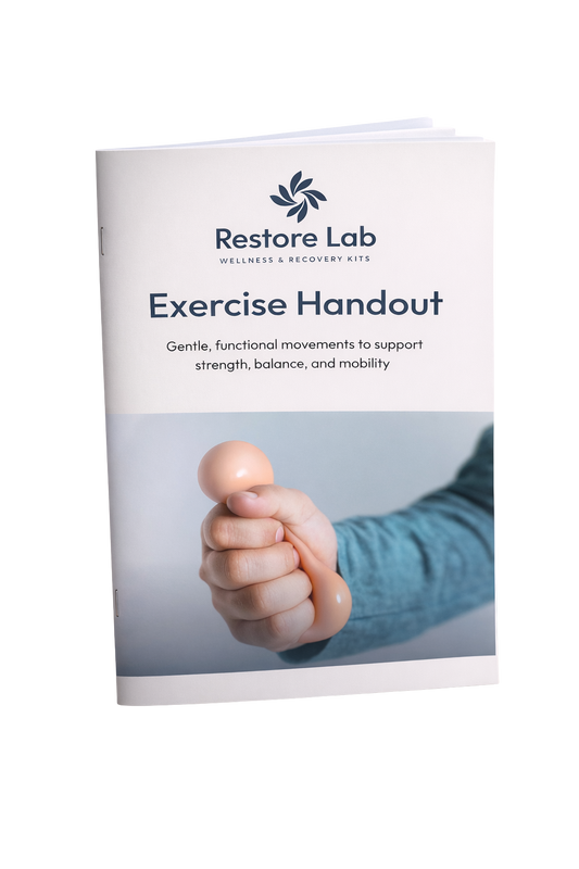 RestoreLab Hand Mobility Exercise Handout